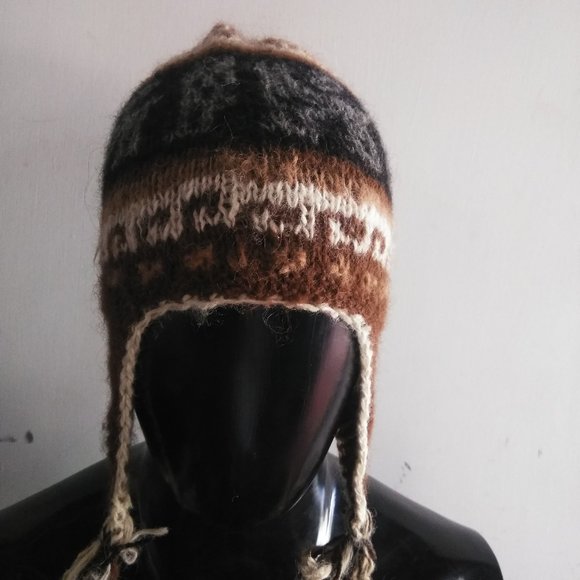 Peruvian handmade chullo - hat - hat for women - warm winter - knitted in wool main image 11